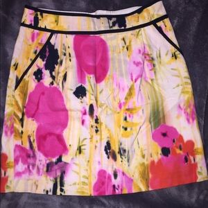 Anthropologie Tabitha Rain Poppy Mini Skirt